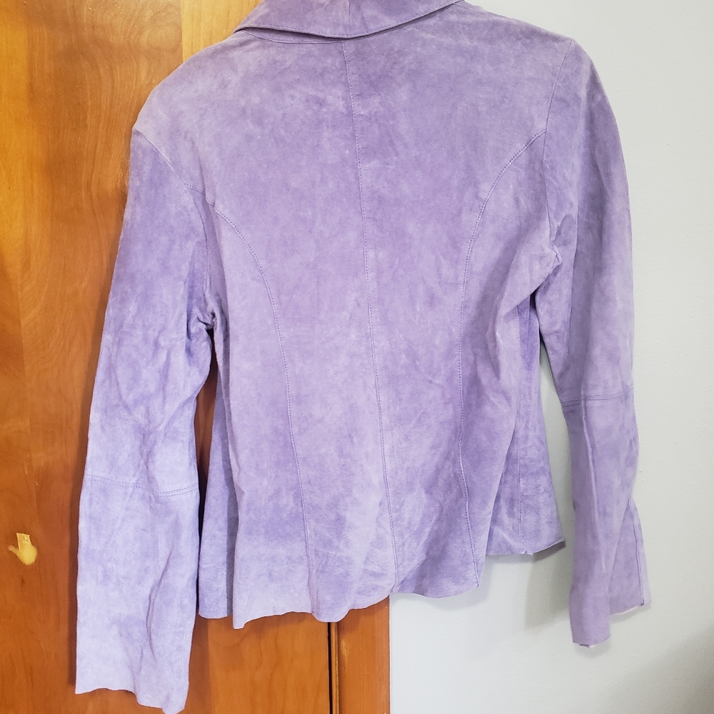 Purple Express Suede Shirt